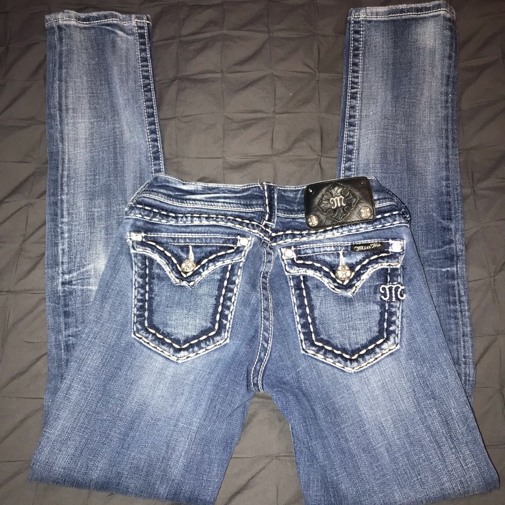 Miss Me Straight Leg Jeans 25